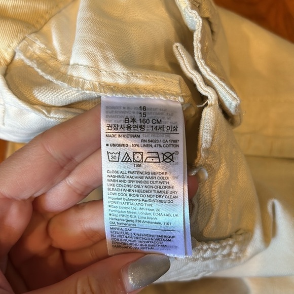 NWT Gap Boy’s Khaki Pants Size 16 - Picture 6 of 6